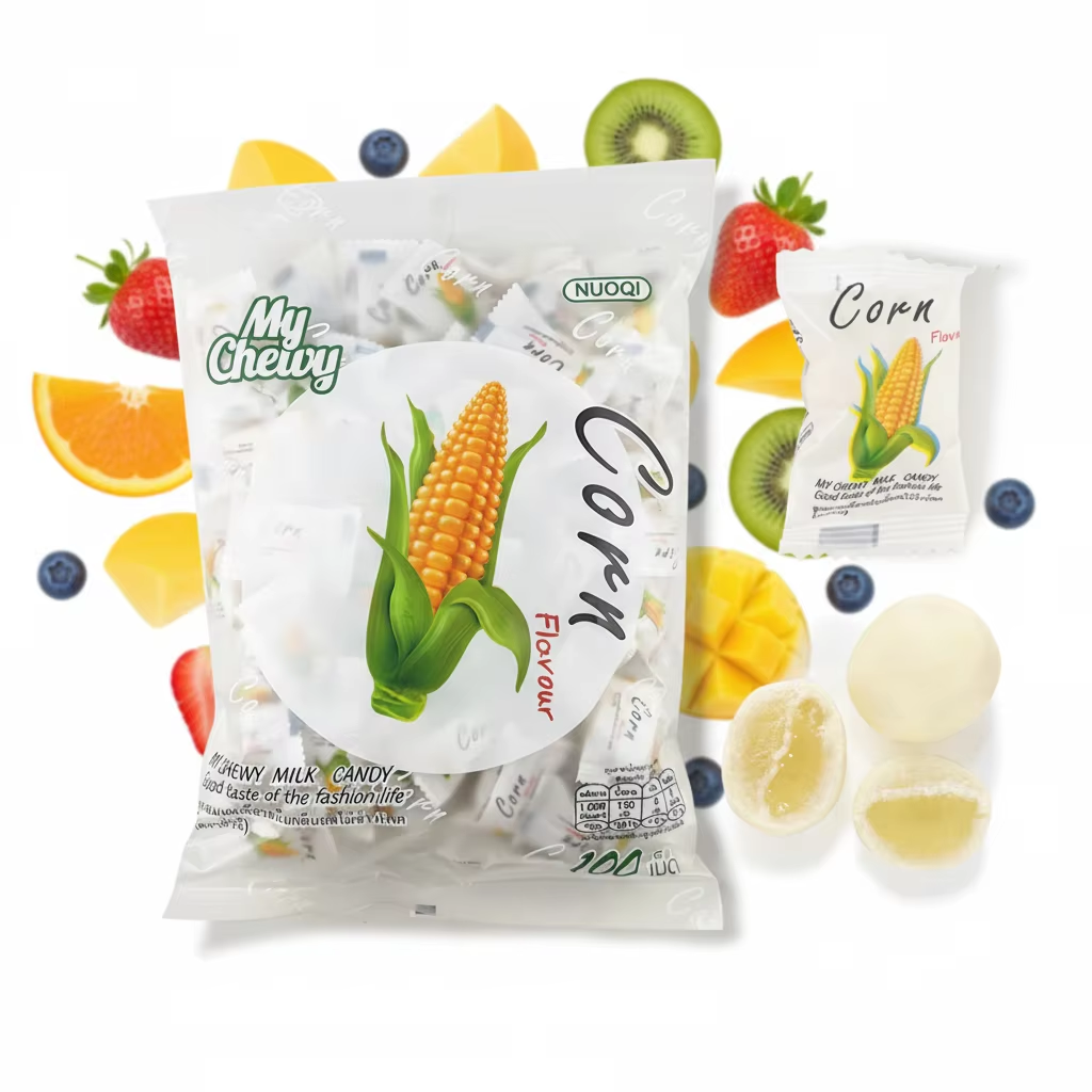 yicaiduo High Quality  Fresh Milk Fruity Soft Chewy Candy