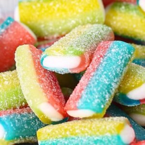 Yicaiduo Rainbow Filled Gummy Candy, fruit jam filled chewy gummy wholesale