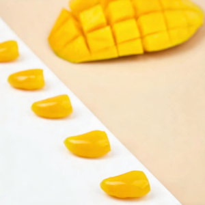 Mango Peelable Gummy Layered Design Close-up
