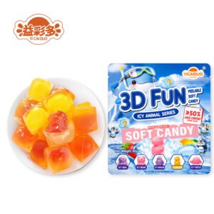 3D frozen animal shaped gummy candy