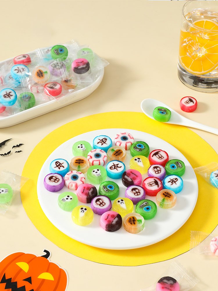 Wholesale Bulk Halloween Popular Fruit Slice Candy | Trendy Spooky Slice Candy Manufacturer