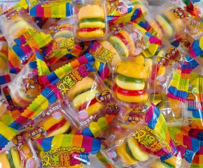 Wholesale Bulk Food Shaped Gummy Candy | Burger Pizza Hot Dog Macaron Ice Cream Candy Manufacturer - Image 2