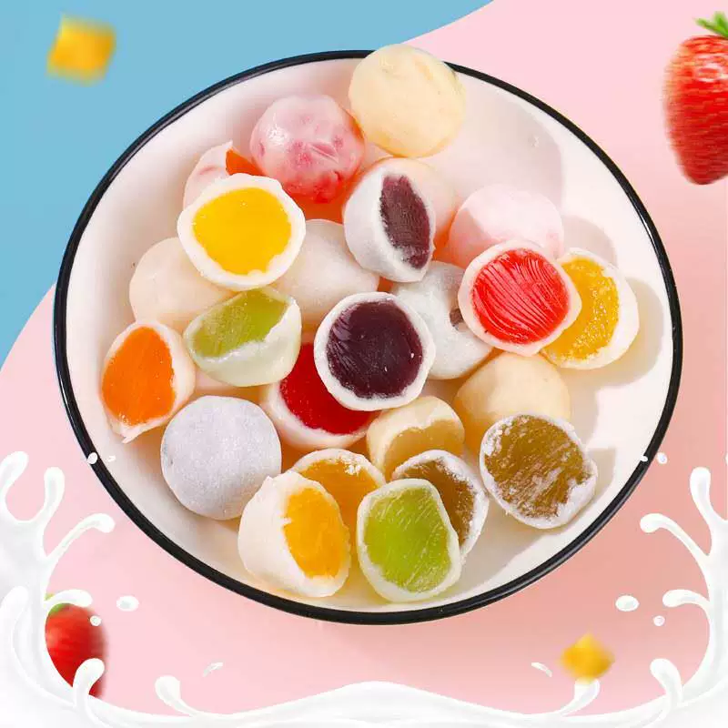 Wholesale Bulk Fresh Milk Ball Soft Candy | Creamy Milk Chewy Candy Manufacturer