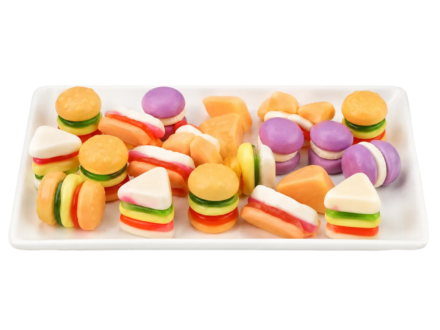 Wholesale Bulk Burger Pizza Hot Dog Macaron Ice Cream Gummy Candy | Mini Food Shaped Candy Manufacturer