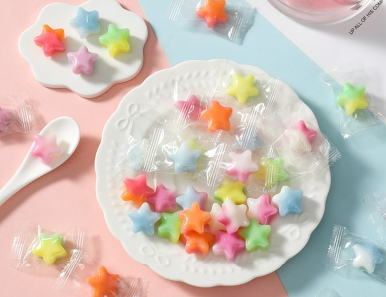 Wholesale Bulk Christmas Star & Heart Fruit Flavor Candy | Festive Shaped Hard Candy Manufacturer